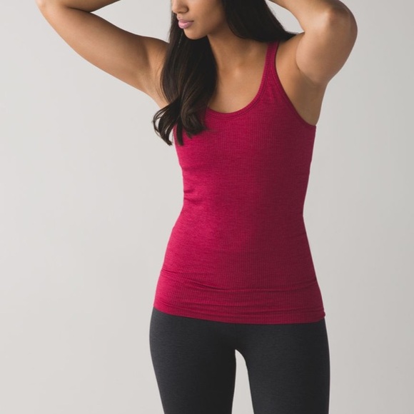 Tops - 7. Lululemon Ebb To Street Tank Redish